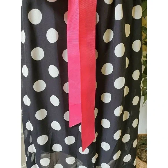 Olivia Matthews Women's Dress size 1X Polka Dot - Picture 4 of 10